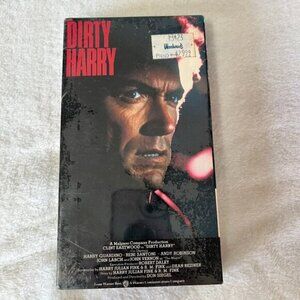 New Collectible Dirty Harry Movie 1986 Release VHS Factory Seal W/WB Watermark